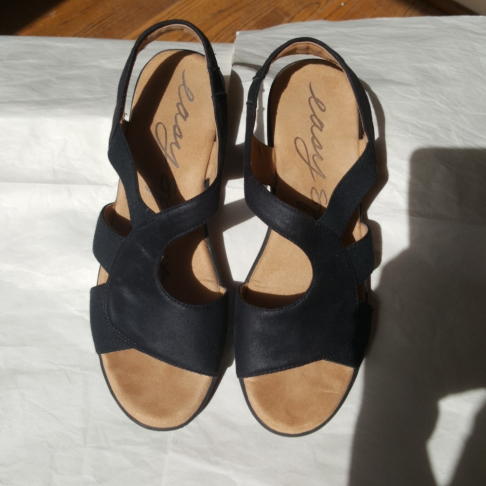 Easy Spirit comfort slip on sandals.